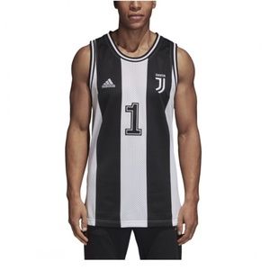 Juventus Adidas Striped Basketball Tank Top